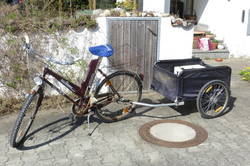 Mars Swinger Fahrrad mit Lastenhänger