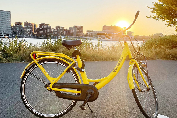 Yellow Bike City Bike