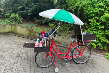 Postfahrrad Rot