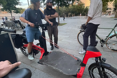 Biporteur de déménagement Transport de meubles à vélo cargo