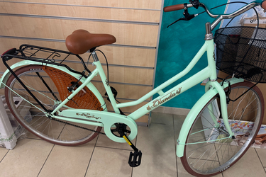 Madicks Vintage retro con cestino turchese
