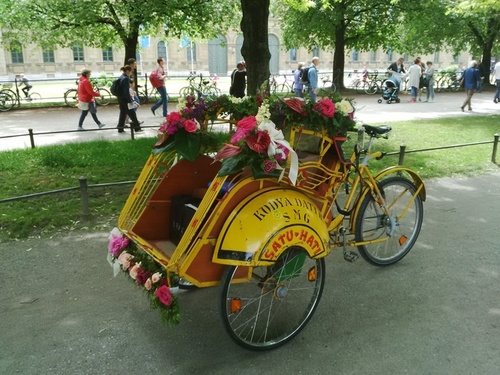 org. indonesische Rikscha Becak